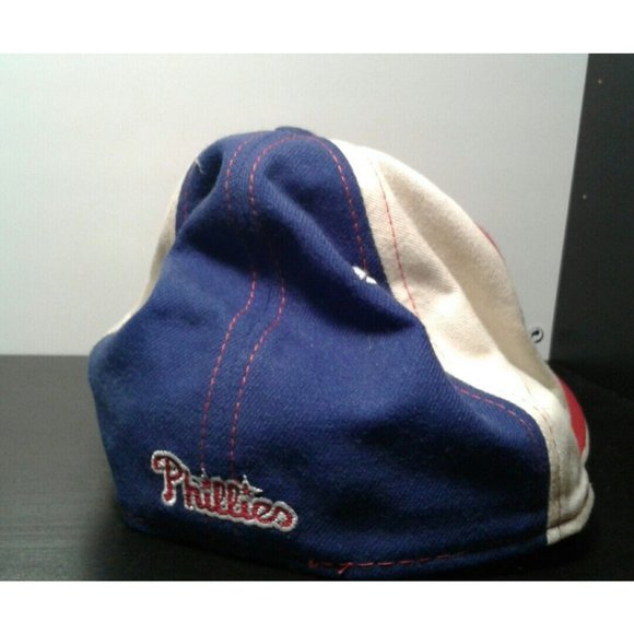 Philadelphia Phillies New Era 59Fifty Fitted Size 7 Hat Red, White, and Blue - Picture 2 of 3